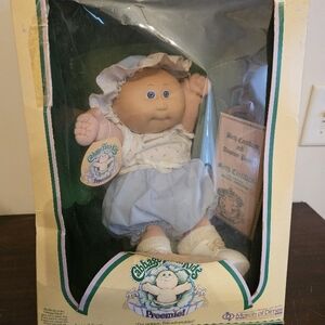 Vintage 1983 Cabbage Patch Kids Preemie Doll. Leggings Theresa. Adorable.